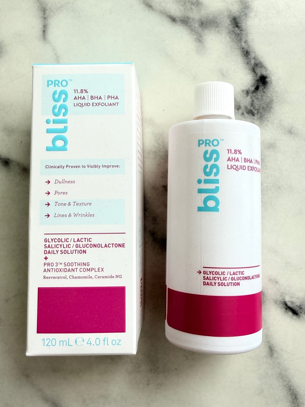 *NIB* Bliss PRO 11.8% AHA BHA PHA Liquid Exfoliant Toner